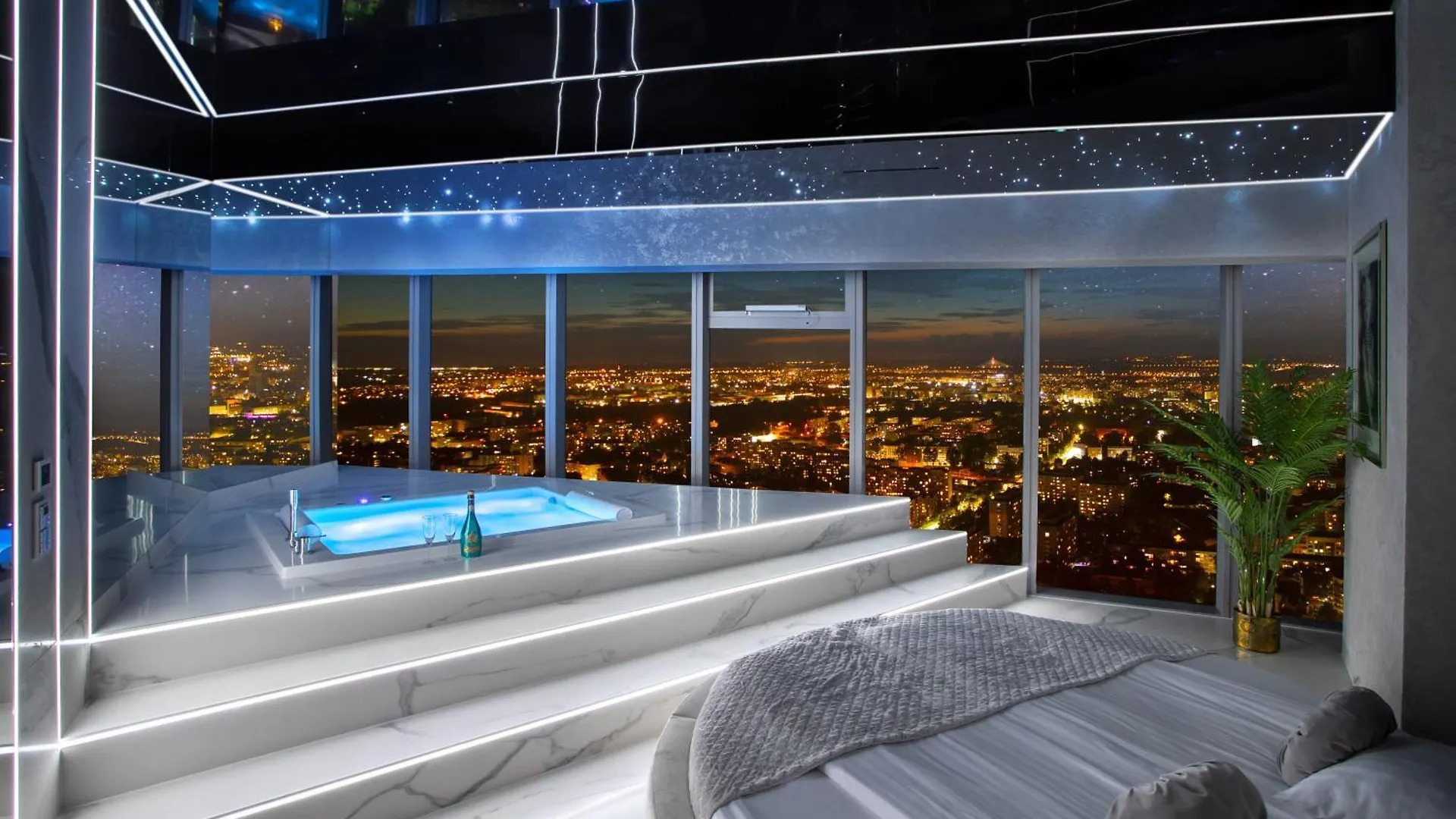 Apartment Apartamenty Sky Tower Z Jakuzzi Przy Oknie