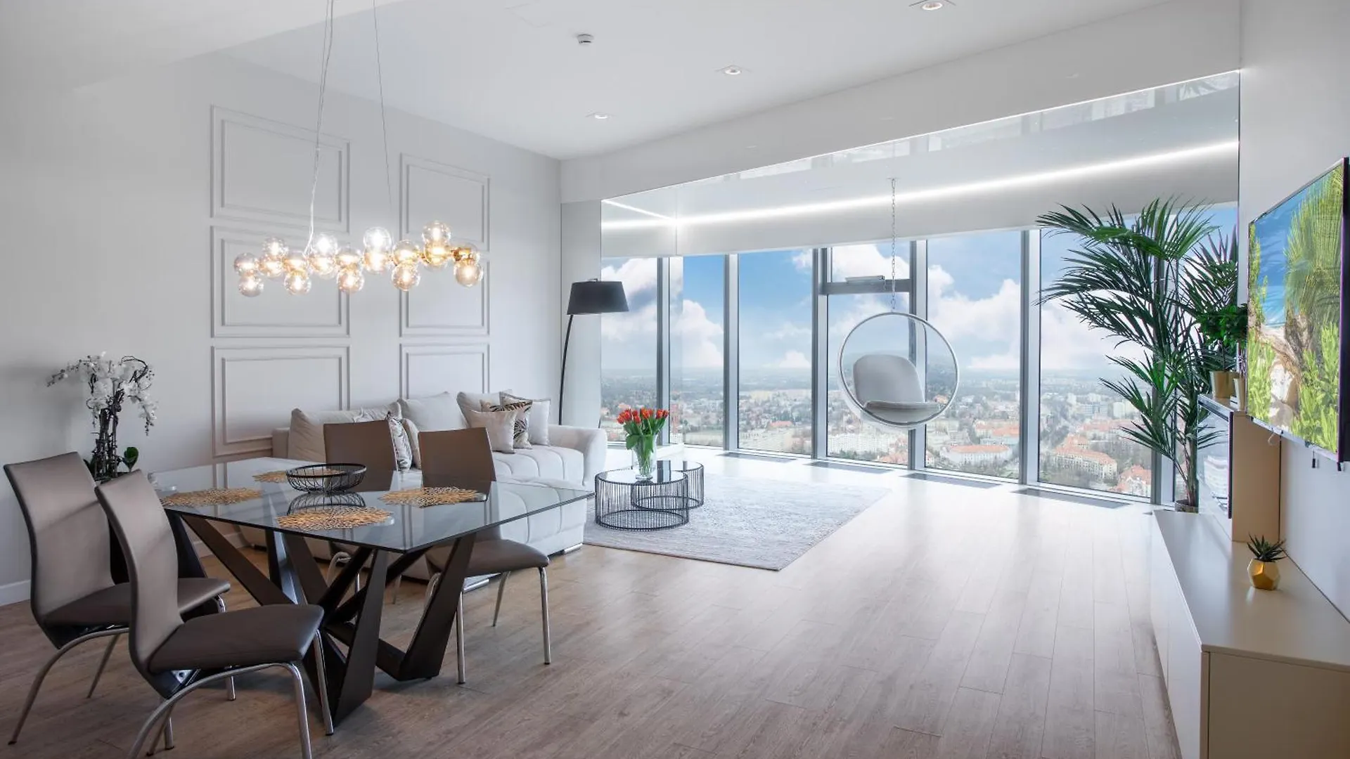 Apartman Apartamenty Sky Tower Z Jakuzzi Przy Oknie Wrocław