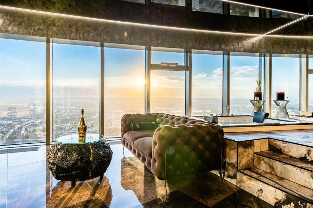 Apartamenty Sky Tower Z Jakuzzi Przy Oknie Wrocław Apartman