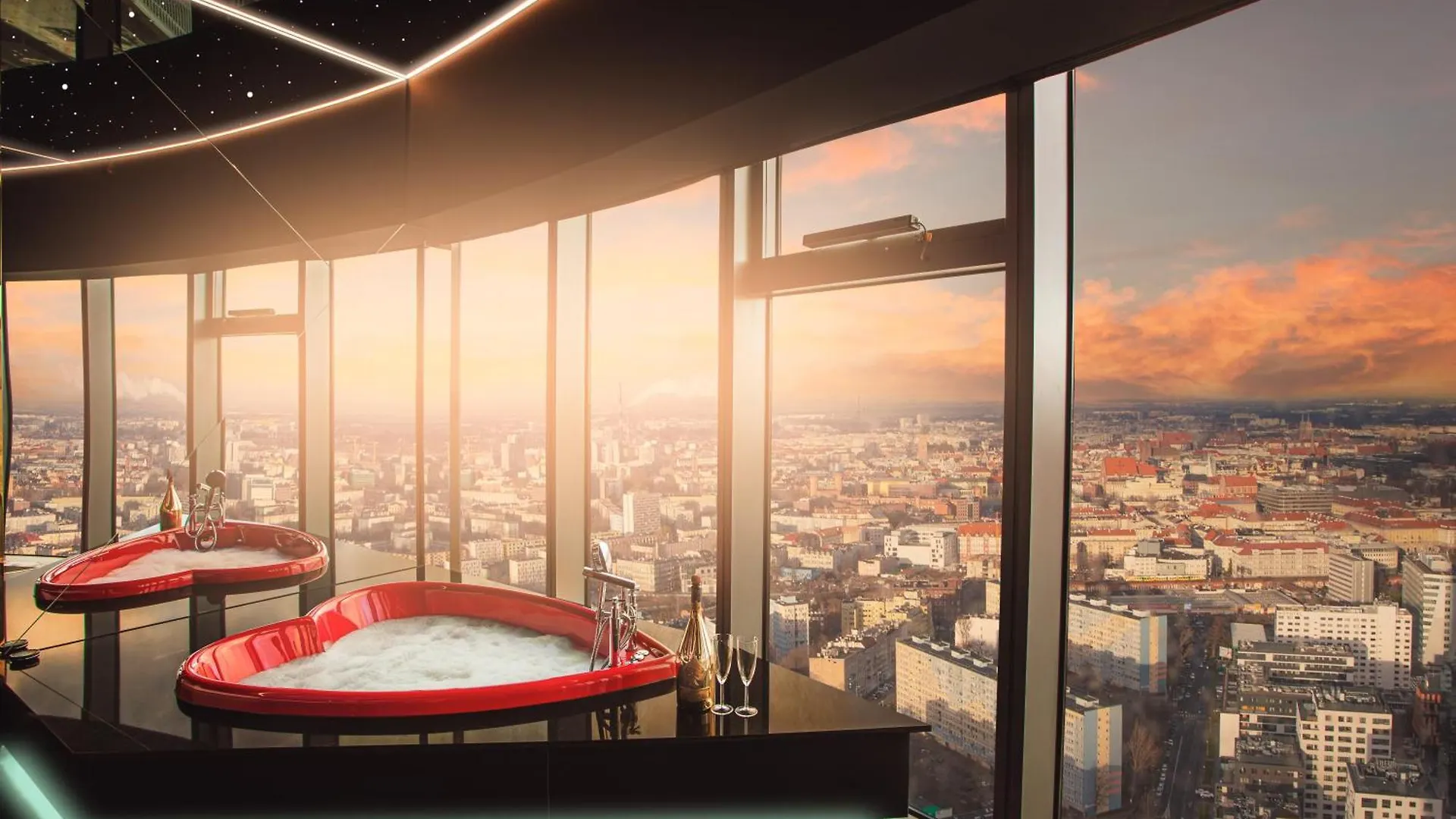 Apartment Apartamenty Sky Tower Z Jakuzzi Przy Oknie