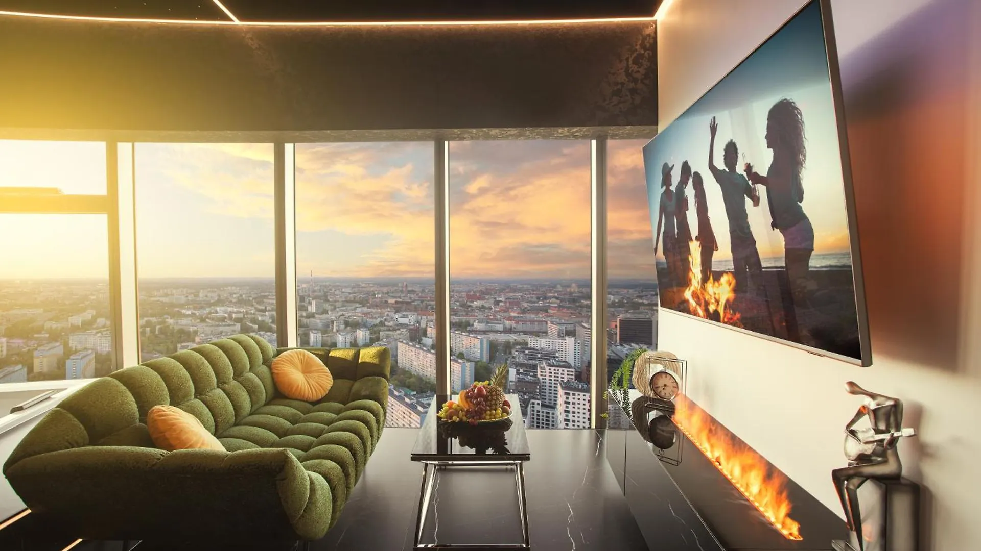 Apartamenty Sky Tower Z Jakuzzi Przy Oknie 0*, Wroclaw